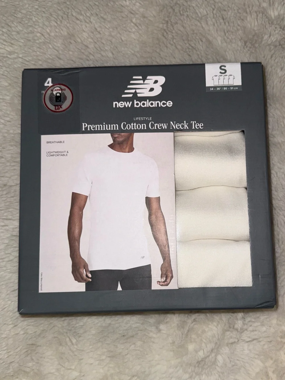 4 Pack Men’s New Balance Crew TShirt Pack